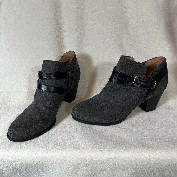 Abella True Comfort Women's 8.5 Grey Ankle Boot - Picture 11 of 11